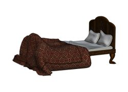 Lofter Steel Bed 6 FT. BK